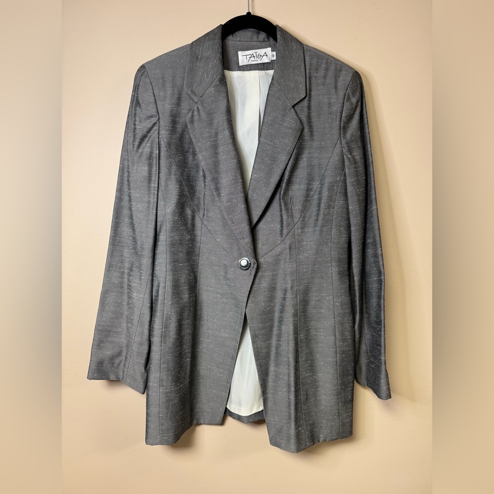 Vintage Taiga Women's Charcoal Blazer (set!)